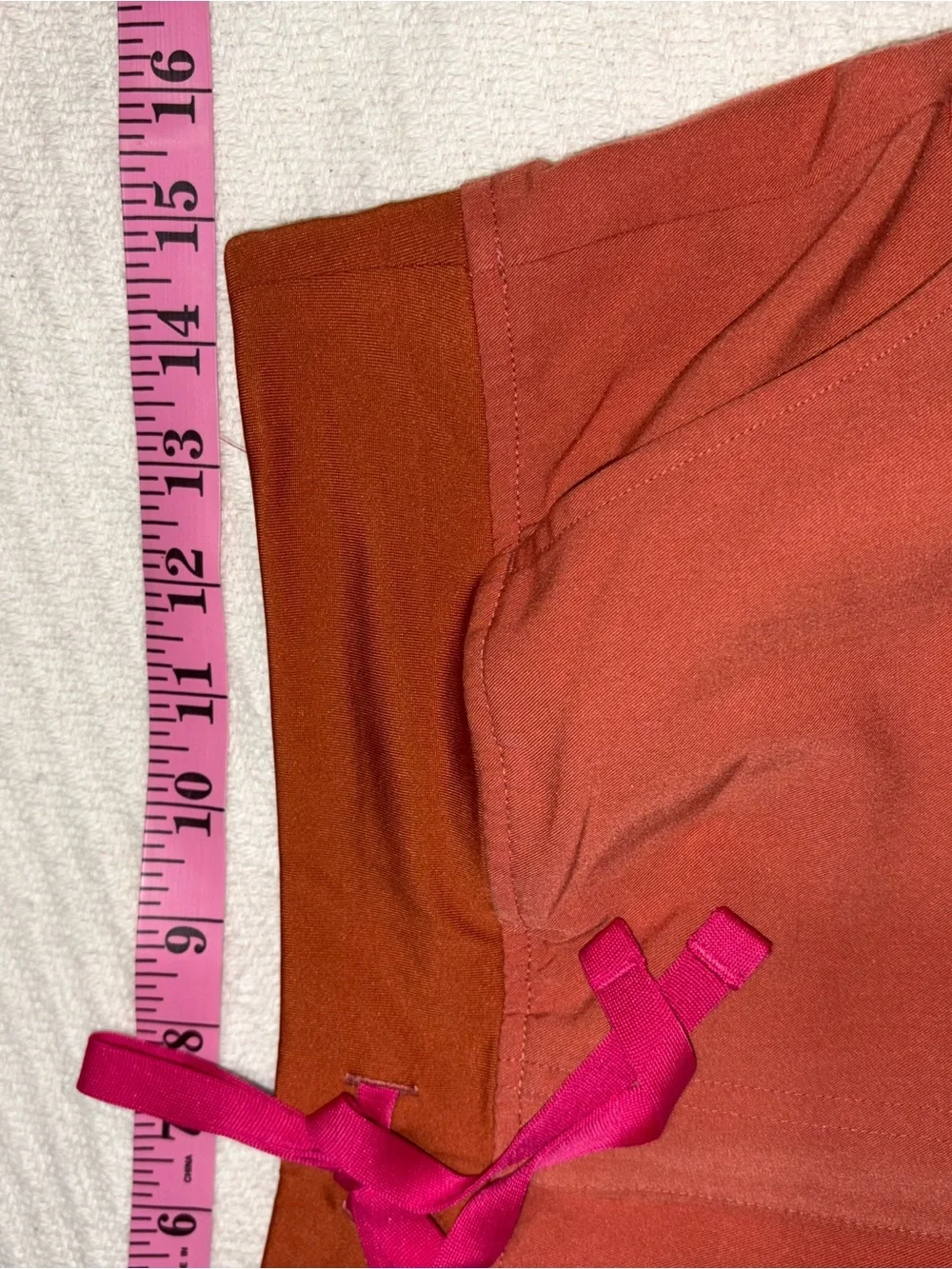Figs Terracotta Orange Matching Scrub Top and Joggers Set